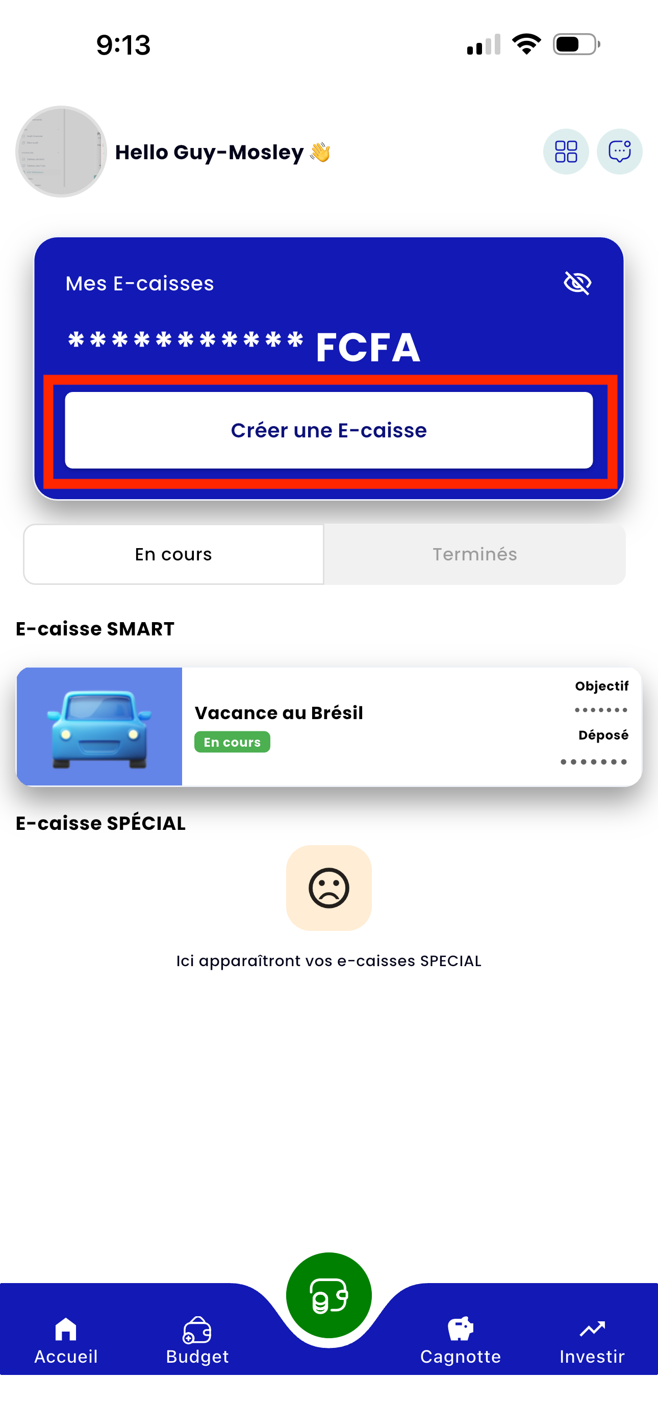 Crée ton E-caisse